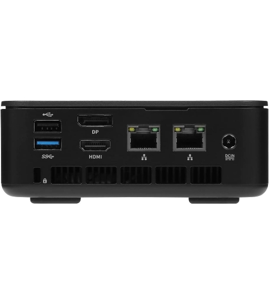 Неттоп IRU Planio 325 Ryzen 5 3500U (2.1) 8Gb SSD256Gb Vega 8 без ОС GbitEth WiFi BT 65W черный (RUS) (2180213)