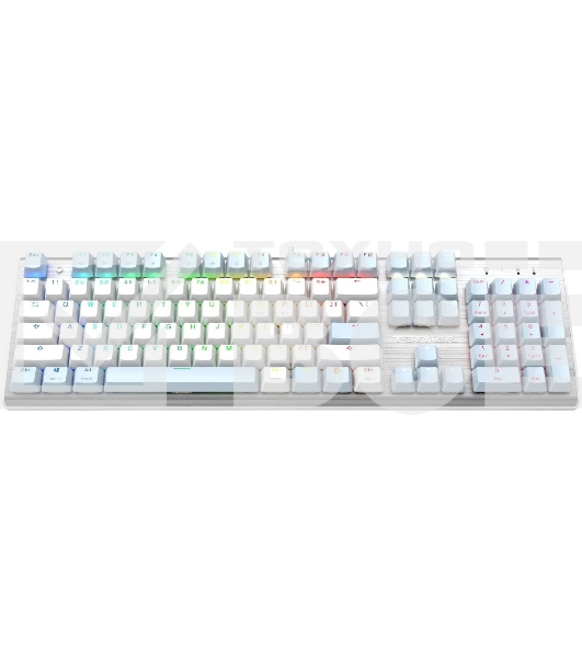 Клавиатура A4Tech Fstyler FS100 Neon проводная, USB, синий/белый