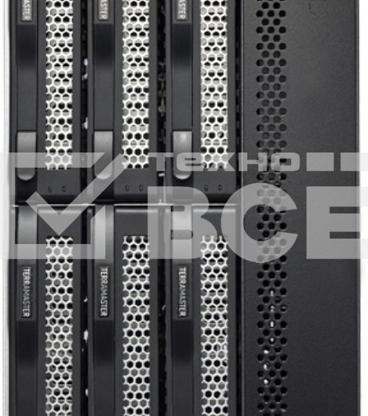 Сетевое хранилище TerraMaster D6-320 DAS tower/JBOD,RAID0,1/up to 2 SATA(3,5' or 2,5')/1xUSB3.2 Type-C gen2/1xPS/1YW