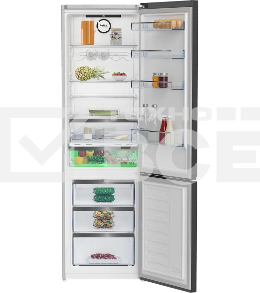 Холодильник Beko B5RCNK403ZXBR антрацит двухкамерный 257/100 л морозилка снизу, No Frost