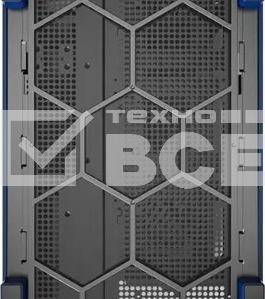 Компьютерный корпус Montech King 95 голубой без БП ATX 2xUSB3.0 1xUSB3.1 audio bott PSU