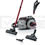 Пылесос Bosch BGS41POW1 черный/красный, 700 Вт, уборка сухая, пылесборник контейнер, 2.4 л, фото10