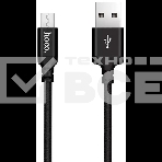 Кабель HOCO X14 черный HC-62844, USB - microUSB, 1m, 2A, Нейлон, фото2