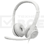 Наушники с микрофоном Logitech H390 белый 1.9м накладные USB оголовье (981-001288), фото 1