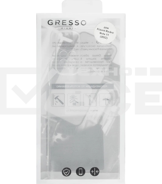 Чехол (клип-кейс) Gresso Air, для Xiaomi Redmi Note 11, прозрачный [gr17air836]