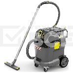 Пылесос строительный Karcher NT 40/1 Tact Te L (1.148-311.0) серый/желтый, 1380 Вт, уборка сухая/влажная, пылесборник контейнер/фильтр-мешок, 40 л, фото 1