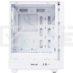 Компьютерный корпус HSPD M510, Mesh Mid Tower, белый, TG, 0.5 SPCC, 4x120мм ARGb ATX, mATX, mITX 180/280/160мм 1x2.5