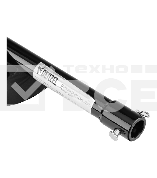 Шнек для грунта Denzel ER-150, диаметр 150 мм, длина 800 мм, соединение 20 мм, съемный нож