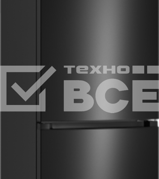 Холодильник Weissgauff WRK 2000 Total NoFrost Inverter Black черный двухкамерный 240/95л морозилка снизу