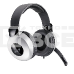 Проводные наушники Genius HS-05A серебристый/черный, полноразмерные, 2 x Jack 3.5 мм, микрофон с шумоподавлением, фото4