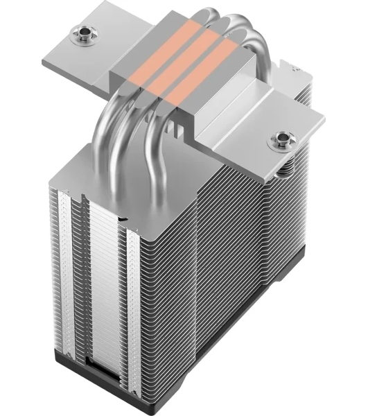 Кулер для процессора Deepcool AG300 G2 Soc-AM5/AM4/1200/1700/1851 серебристый/черный 4-pin 18-31dB Al+Cu 150W 350gr Ret (R-AG300-BKAMMG2)