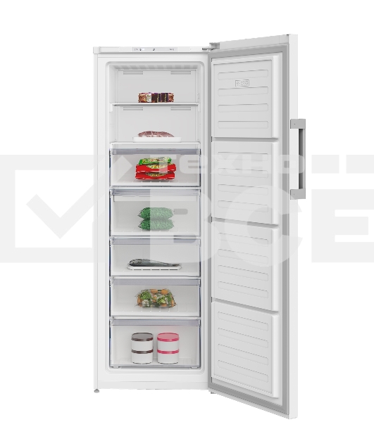 Морозильная камера Beko B1RFNK292W, белый, 255л, 7 ящиков