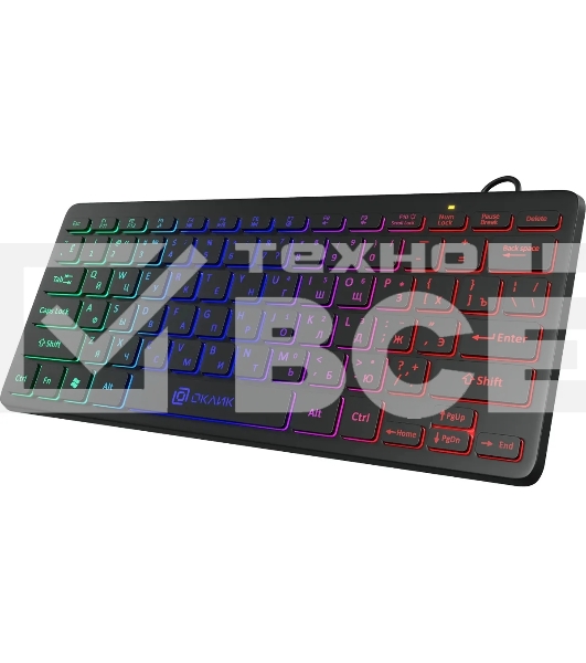 Клавиатура проводная Oklick Oklick 300S черный USB