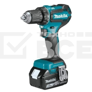 Дрель-шуруповерт Makita DDF485RF, 18 В, 3 Ач, аккумуляторная