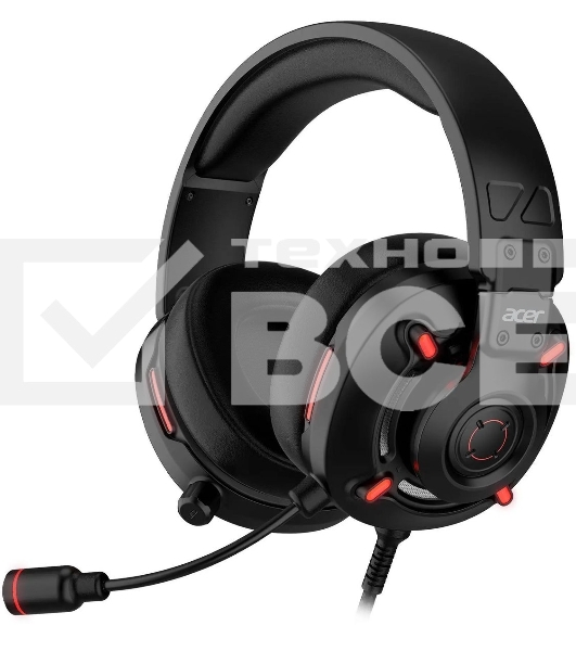 Наушники с микрофоном мониторные оголовье Acer Nitro OHW306 черный ZL.HDSEE.00E