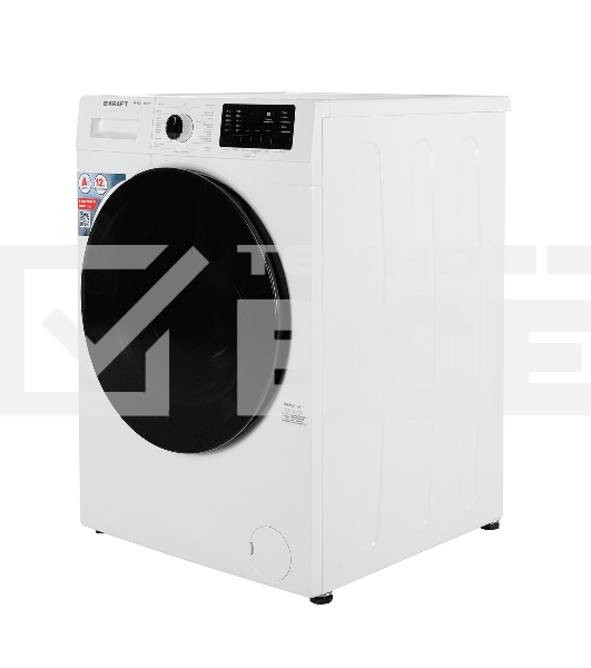 Стиральная машина Kraft KF-MDS12146W белый, загрузка фронтальная 12 кг, 1400 об/мин., класс: А+++