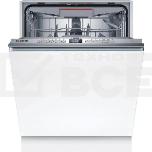 Встраиваемая посудомоечная машина Bosch SMV4HVX00E, серебристый, 59.8 см, 14 компл., 46 дБ, класс D