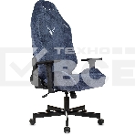 Кресло игровое Knight N1 Fabric синий Light-27 с подголов. крестовина металл, фото33