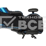 Кресло игровое Бюрократ VIKING 4 AERO BLUE черный/синий, искусст.кожа/ткань, две подушки, фото25