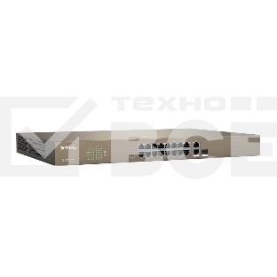 Коммутатор управляемый PoE Tenda F1218P-16-250W, 18 портов, 16х100 Мбит/с, 2x1 Гбит/с, SFP 1x1 Гбит/с