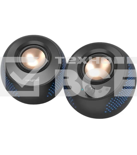 Колонка Creative Pebble X 2.0 черный 30 Вт BT портативная