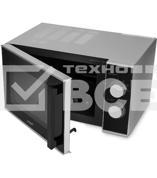 Микроволновая печь Vitek VT-MW0823 23 л, 900 Вт, серебристый/черный