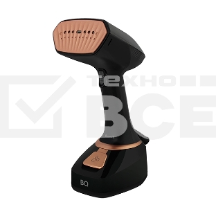 Ручной отпариватель BQ SG1006H Black-golden, Мощность 1700 Ватт, 2 в 1. Отпаривание и глажка, 2 режима подачи пара, Для всех типов ткани, Вертикальное и горизонтальное отпаривание, Сухая глажка, Резервуар для воды 280 мл, Постоянный пар до 25 г/мин, Керам