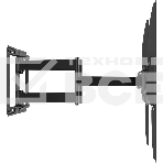 Кронштейн для телевизора Ultramounts UM968 черный 43'-105' макс.75кг настенный поворот и наклон, фото2