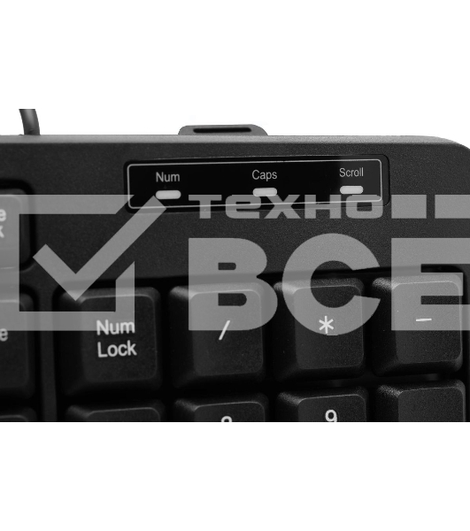 Клавиатура проводная Defender Concept HB-164, USB, черный