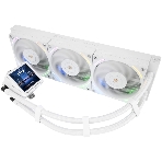 Система жидкостного охлаждения Thermalright Frozen Vision 360 V2 (360мм, LED, White, ARGB/Fans: 3x120мм, 69CFM, 27dBA, 2150RPM/Pump height 60мм, 23dBA, 3000RPM, Rad thickness 27мм/S: 1700, 1200, 1851, 115X, 2011, 2066, AM5, AM4), фото3