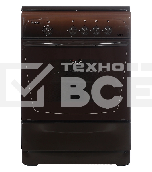 Плита газовая Gefest ПГ 1200-С7 К89 коричневый, конфорок 4 шт, духовка 63 л, 60 см x 85 см x 60 см