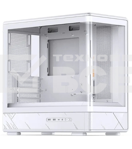 Корпус Jonsbo D200, Mini-Tower, белый