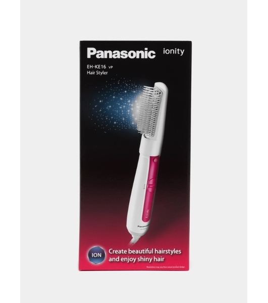 Фен-щетка Panasonic Styler EH-KE16-VP615 белый/розовый, 650 Вт, ионизация