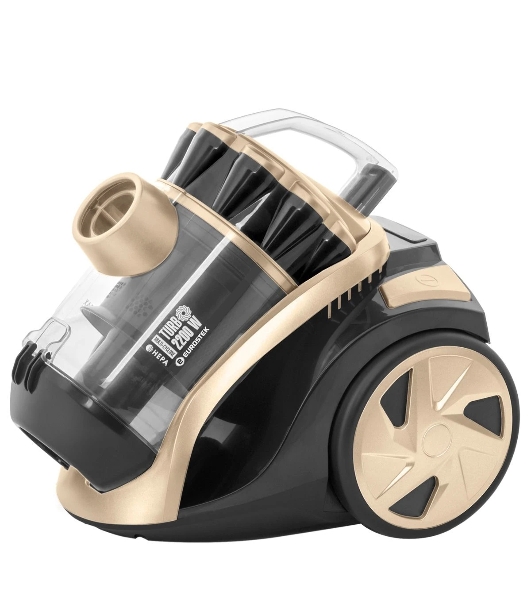 Пылесос Eurostek EVC-3002 черный/бежевый, 400/2200 Вт, уборка сухая, пылесборник контейнер 2.5 л