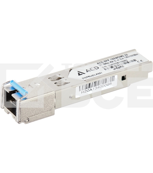 Трансивер ACD-SFP-155WDM3.20 SFP, 155Mbps, WDM, SC, sm, 20 km, TX/RX=1310/1550nm