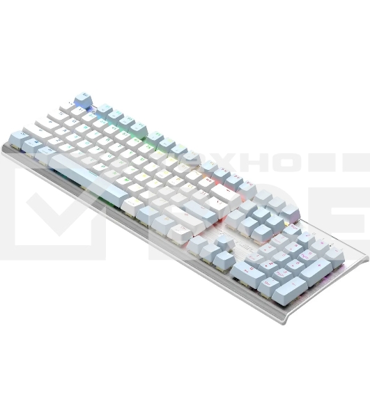 Клавиатура A4Tech Fstyler FS100 Neon проводная, USB, синий/белый