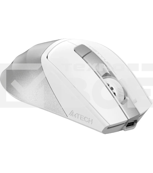 Мышь беспроводная A4Tech Fstyler FG45CS Air2 белый/серебристый, 2000 dpi, радиоканал, USB, кнопки - 7