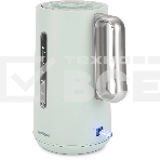 Чайник электрический Hyundai HYK-S9999 1.7л. 2200Вт светло-зеленый/серебристый корпус: металл, фото5