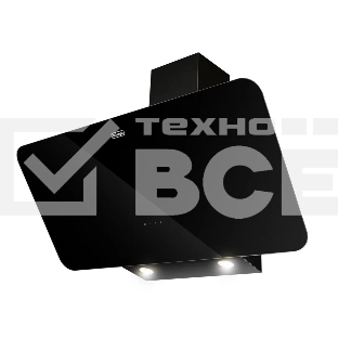 Наклонная стеклянная кухонная вытяжка DeLonghi Arco 908 NB