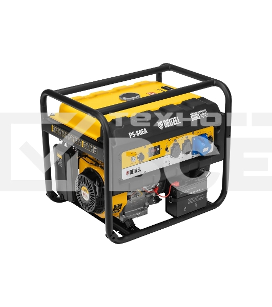 Электрогенератор бензиновый Denzel PS 80 EA, 8 кВт, 85 дБ, 90 кг