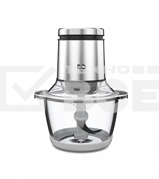 Измельчитель BQ CH1002 Black-Silver. Емкость чаши 1.2л Максимальная мощность 800Вт