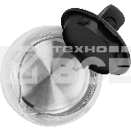 Чайник электрический Vitek VT-7074 1.7л. 2200Вт прозрачный/черный корпус: стекло/пластик, фото2