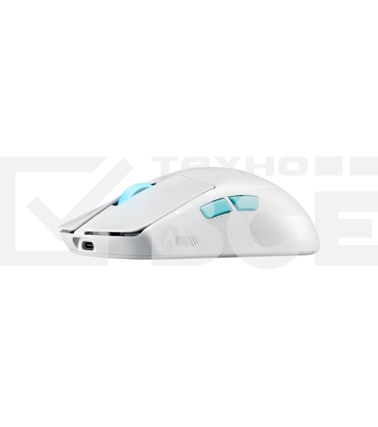 Мышь беспроводная/проводная ASUS ROG Harpe Ace Aim Lab Edition белый, 36000 dpi, радиоканал, Bluetooth, USB, кнопки - 5