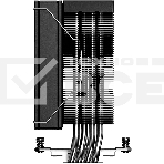 Кулер для процессора ID-COOLING FROZN A410 SE ARGB черный 120мм алюминий+медь 2000rpm 27.2db 180W 152мм, фото3