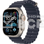 Смарт-часы Apple Watch Ultra 2 2024 A2986 49мм OLED корп.титан Ocean band рем.синий разм.брасл.:130-200мм, фото 1