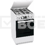 Плита комбинированная Gorenje GK5C42WF-B белый, конфорок 4 газовых, духовка 70 л, 50 см x 85 см x 59.4 см, фото5