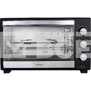Мини-печь SUPRA MTS-5506 черный/нержавеющая сталь