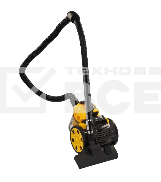 Пылесос Endever SkyClean VC-640 желтый/серый, 380/2200 Вт, уборка сухая, пылесборник контейнер 2.5 л