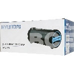 Колонка портативная Hyundai H-PAC220 черный/голубой 10W 1.0 BT/3.5Jack/USB, фото3