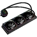 Система жидкостного охлаждения Thermalright Frozen Horizon 360 Digital (360мм, LED temp., Black, ARGB/Fans: 3x120мм, 68.9CFM, 28.2dBA, 2000RPM/Pump height 53.2мм, Rad thickness 27мм/S: 1700, 1200, 1851, 115X, AM5, AM4), фото8